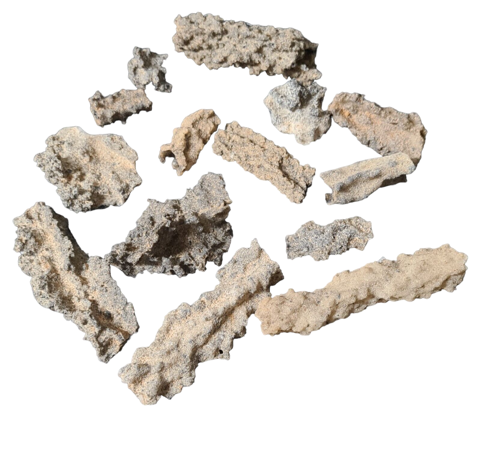 35 Grams Fulgurites from Sahara Desert
