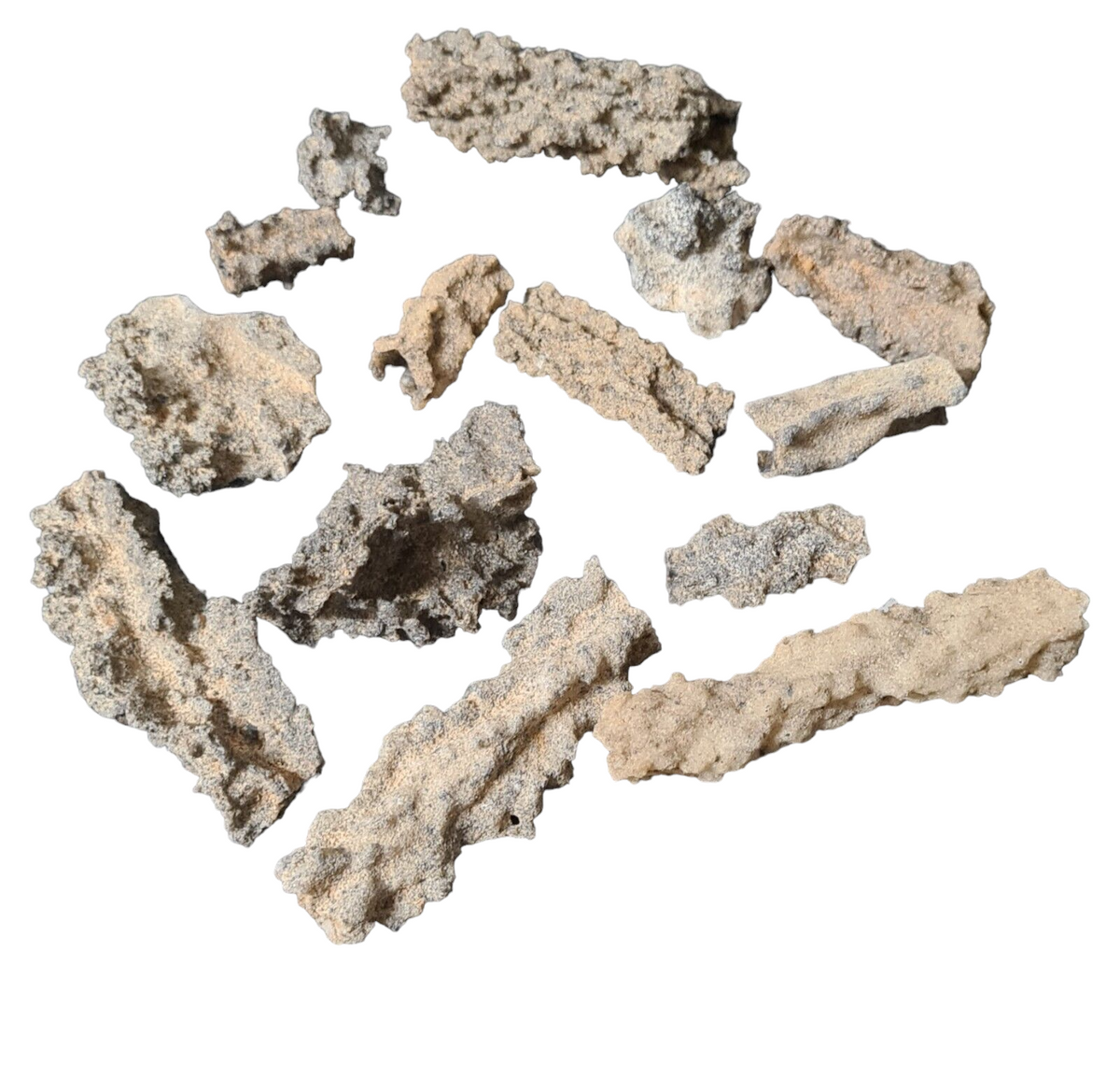 35 Grams Fulgurites from Sahara Desert