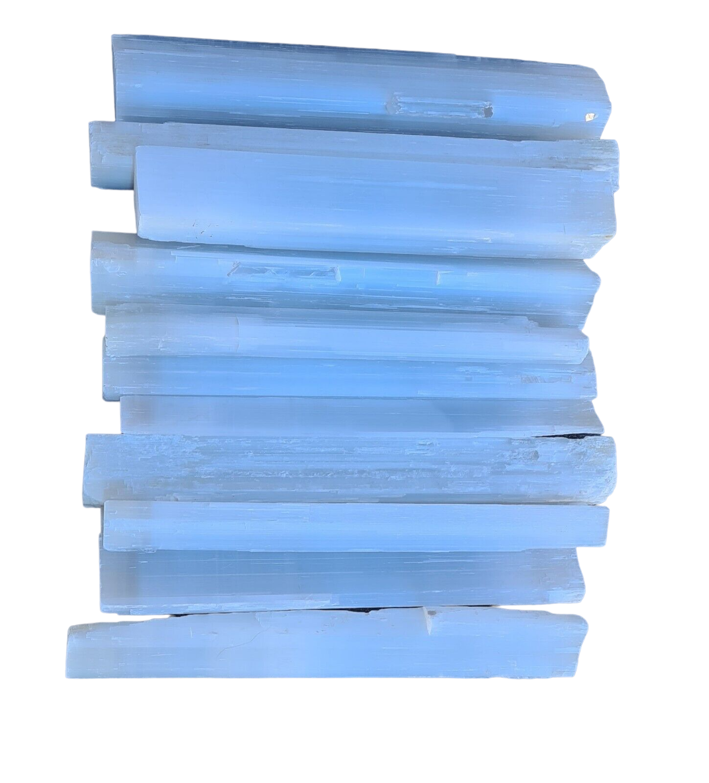 3 Kilo Lots of Selenite Crystal Rods